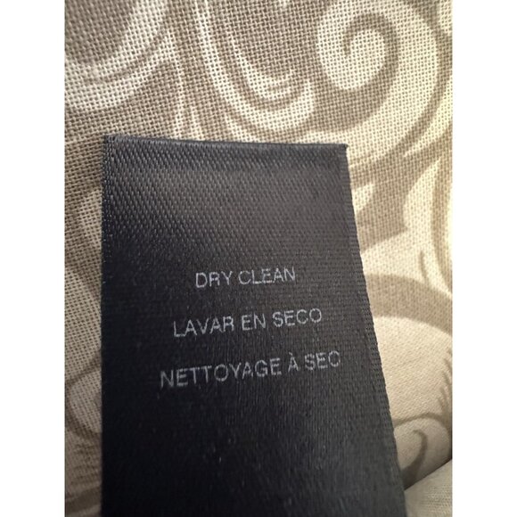 WHBM Dress 12 Ivory Black Tuxedo Lace A Line Sleeveless Pockets Party Wedding - Picture 10 of 16